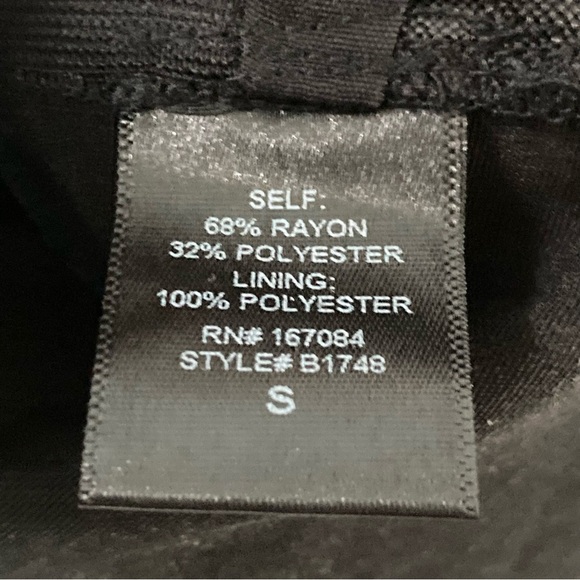 Pomander Place Maeve Tiered Tube Top Blouse-Black-Womens S-Formal-Sexy-Party-NEW - Picture 8 of 8